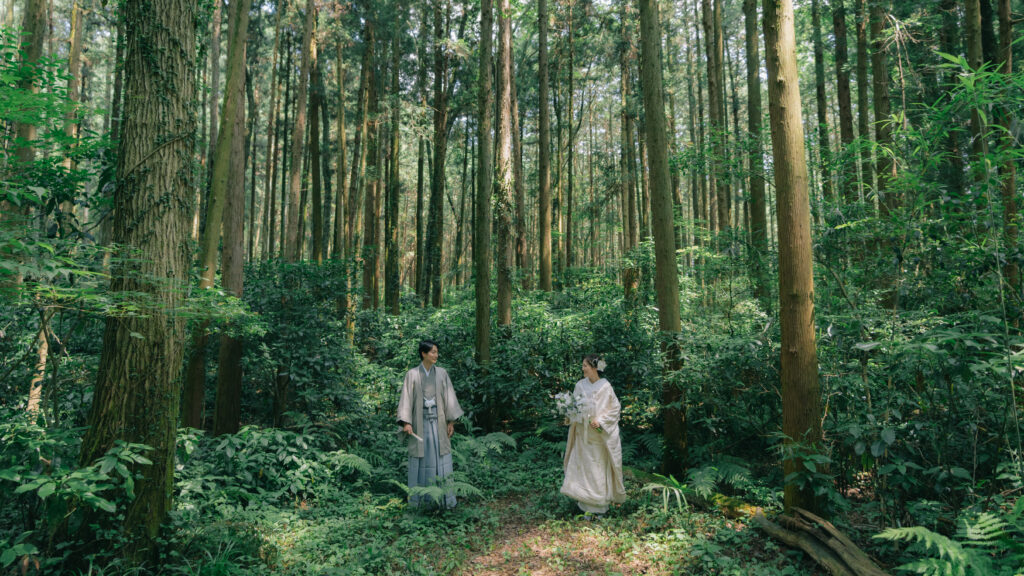 mugi wedding（フォト＆ムービー） | 前撮りをした「お客様の声ページ」の写真