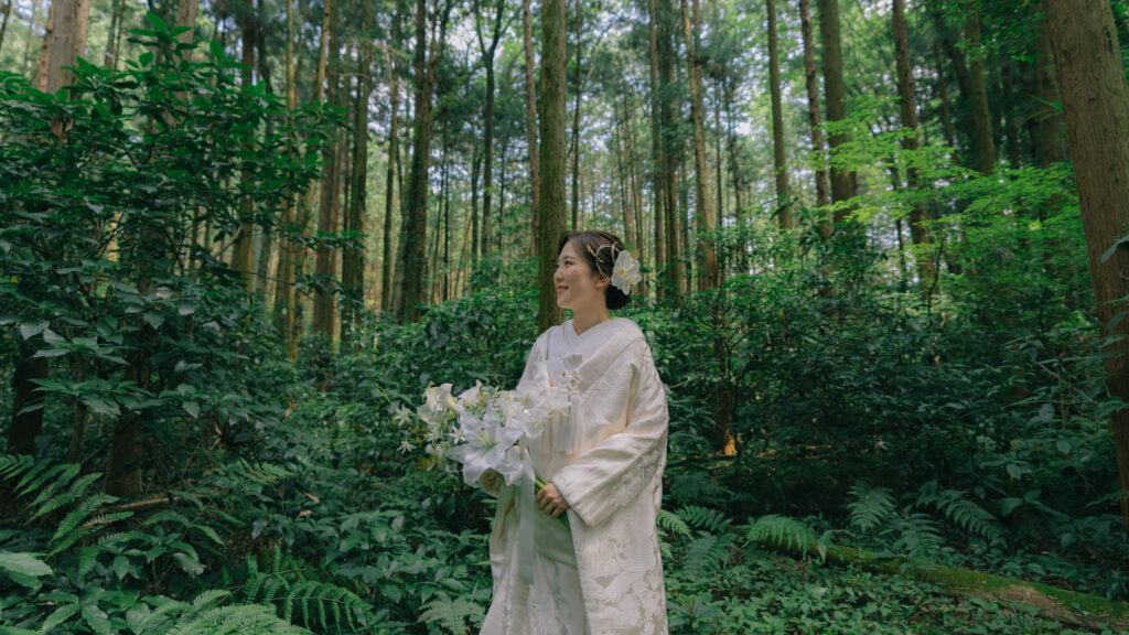 mugi wedding（フォト＆ムービー） | 前撮りをした「お客様の声ページ」の写真