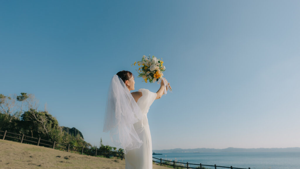 mugi wedding（フォト＆ムービー） | 前撮りをした「お客様の声ページ」の写真