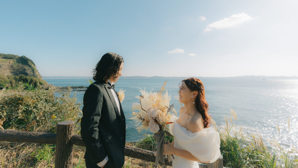 mugi wedding（フォト＆ムービー） | 前撮りをした「お客様の声ページ」の写真